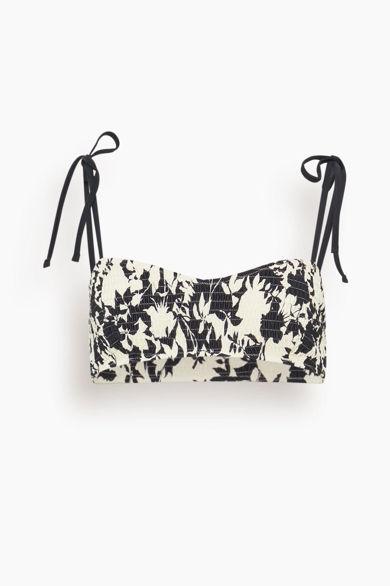 Valencia Bikini Top in Black Multi 1