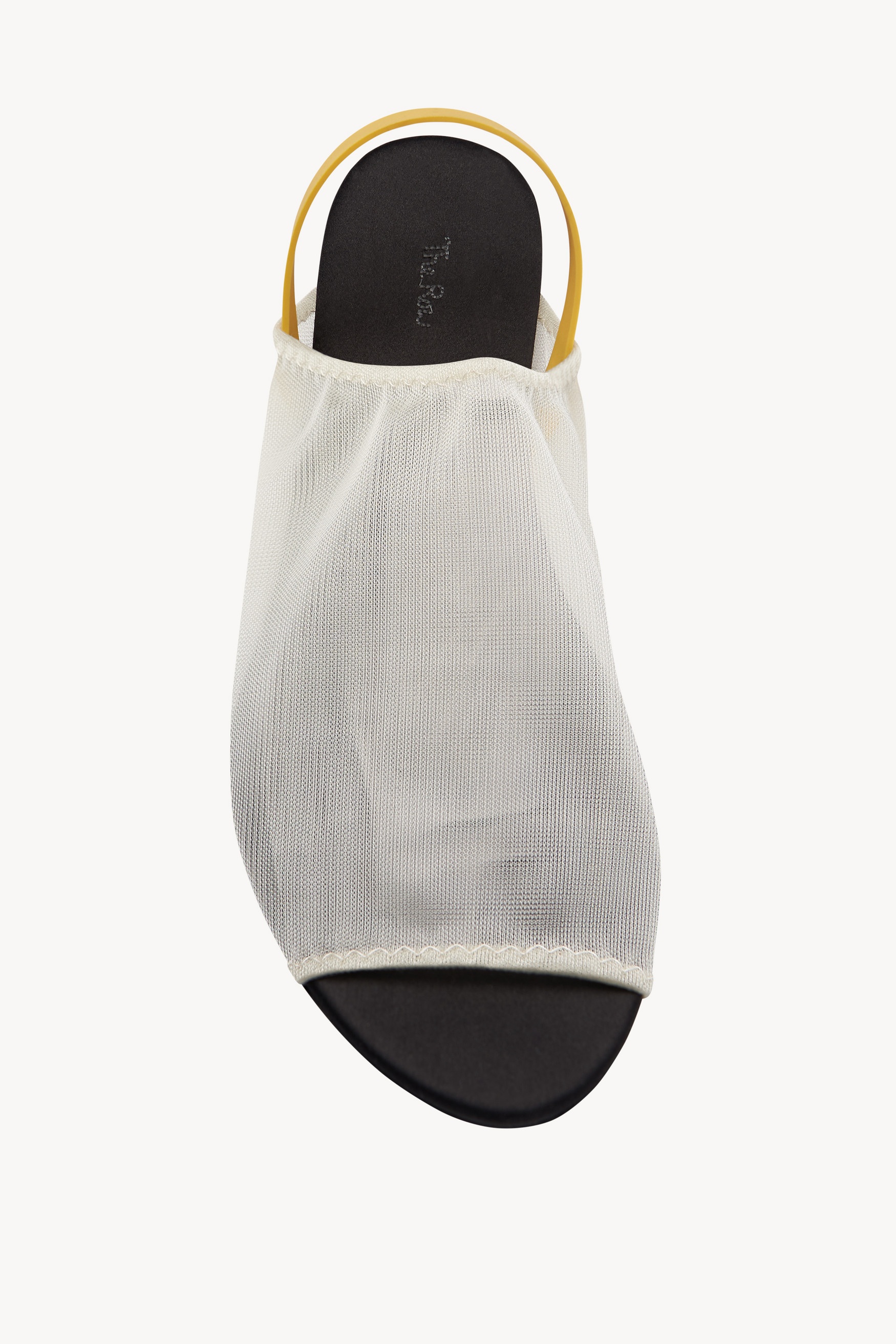Clear Sandal in Vinyl and Satin - 3