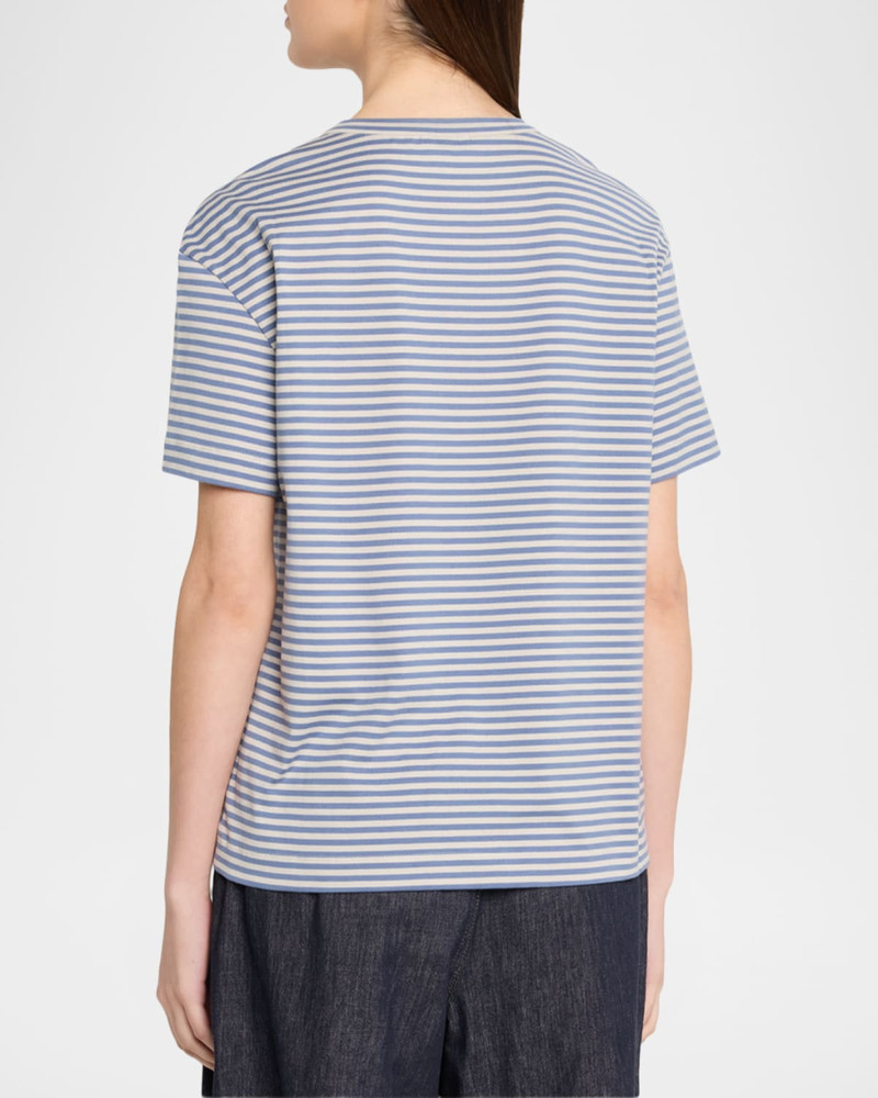 Striped Cotton Jersey Short-Sleeve T-Shirt 3