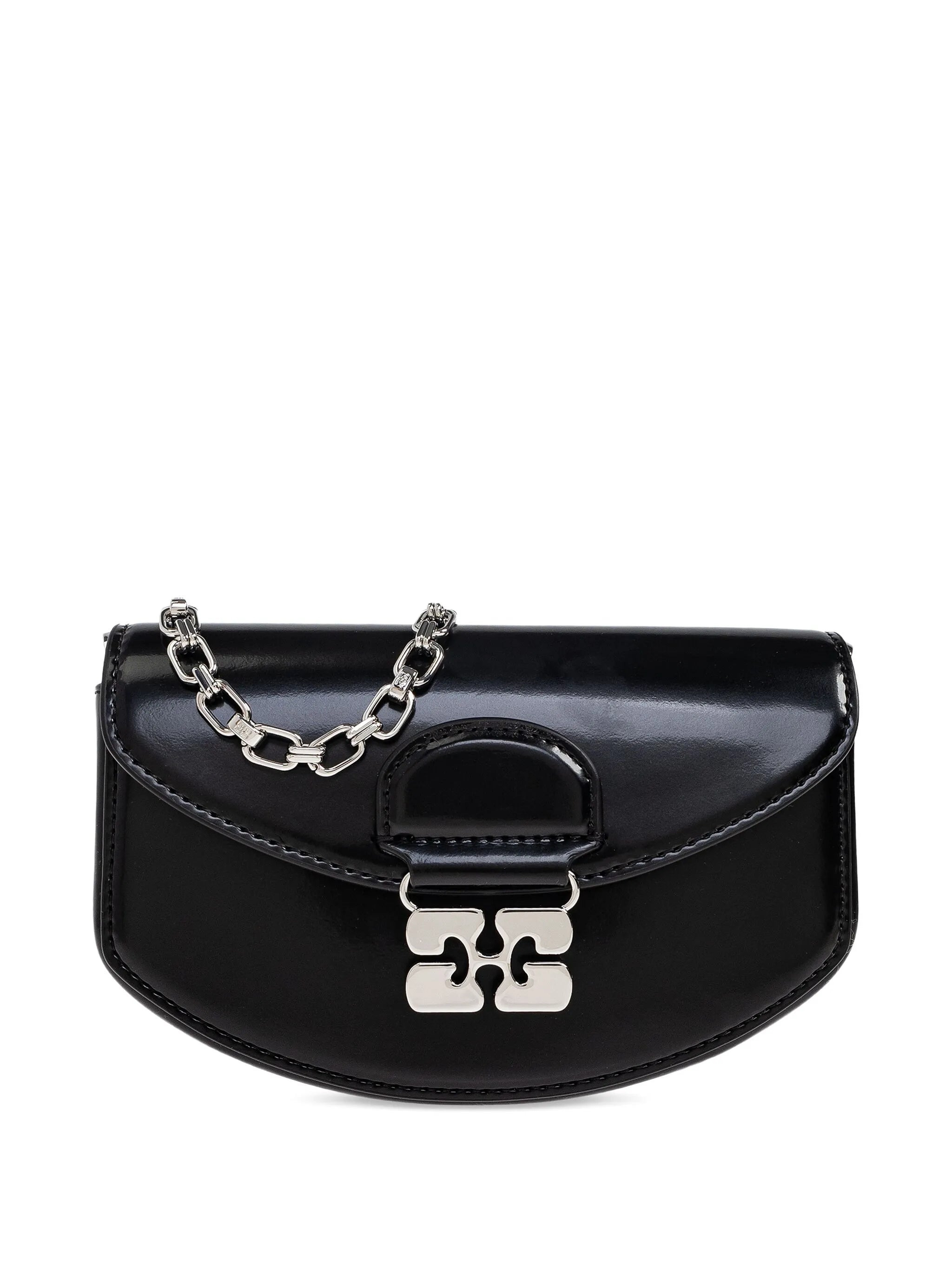 Ganni Chain-strap Half-moon Mini Bag - 4