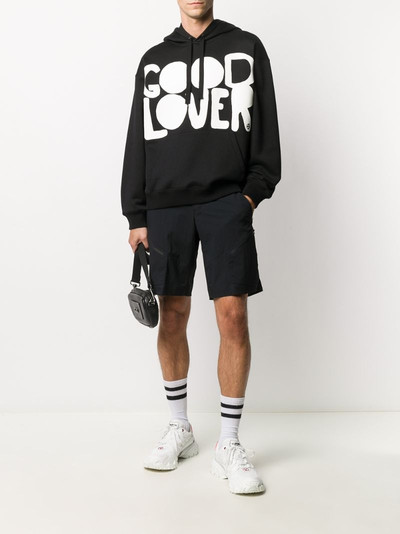 Valentino Good Lover print hoodie outlook
