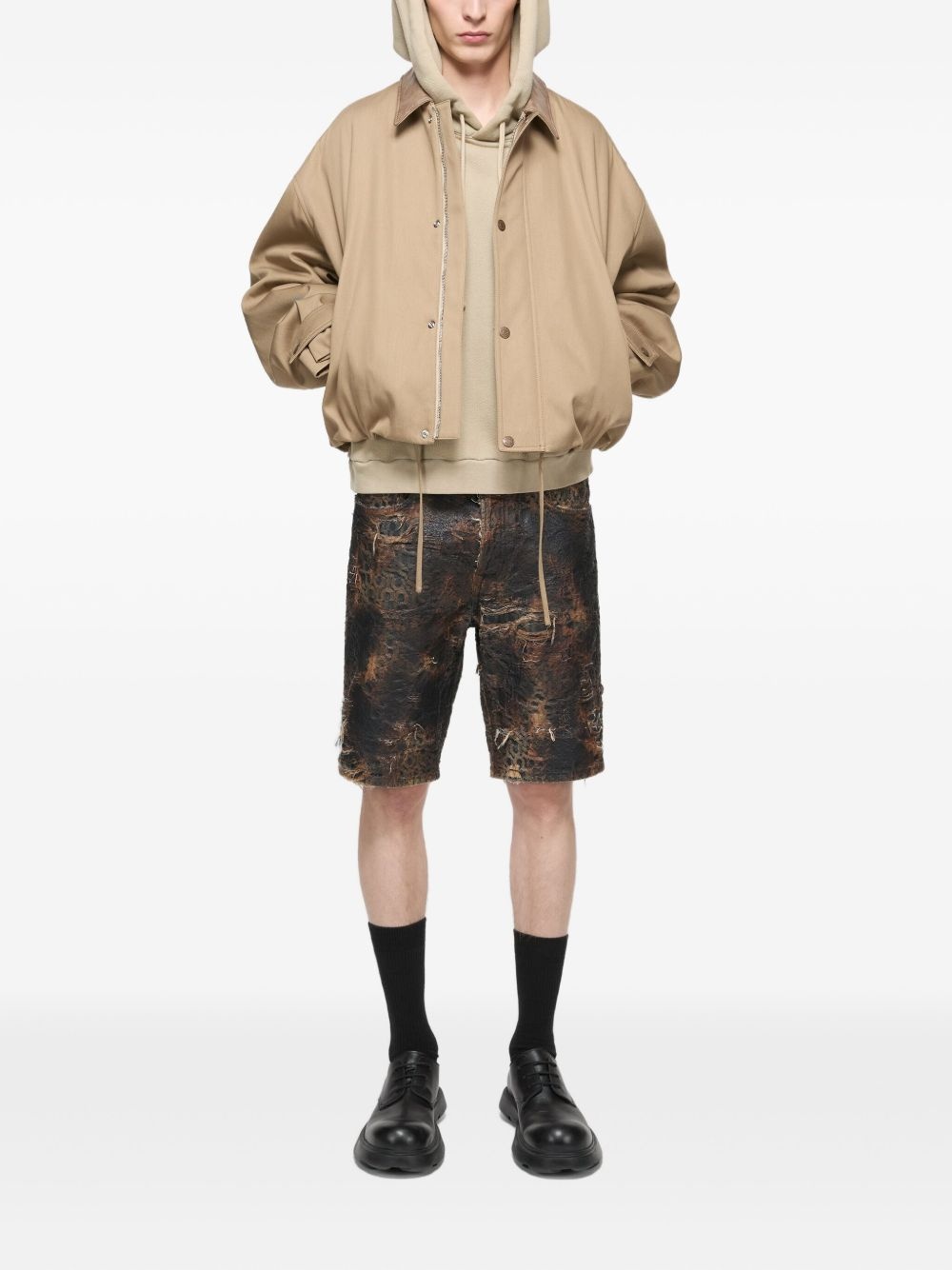monogram shorts - 2