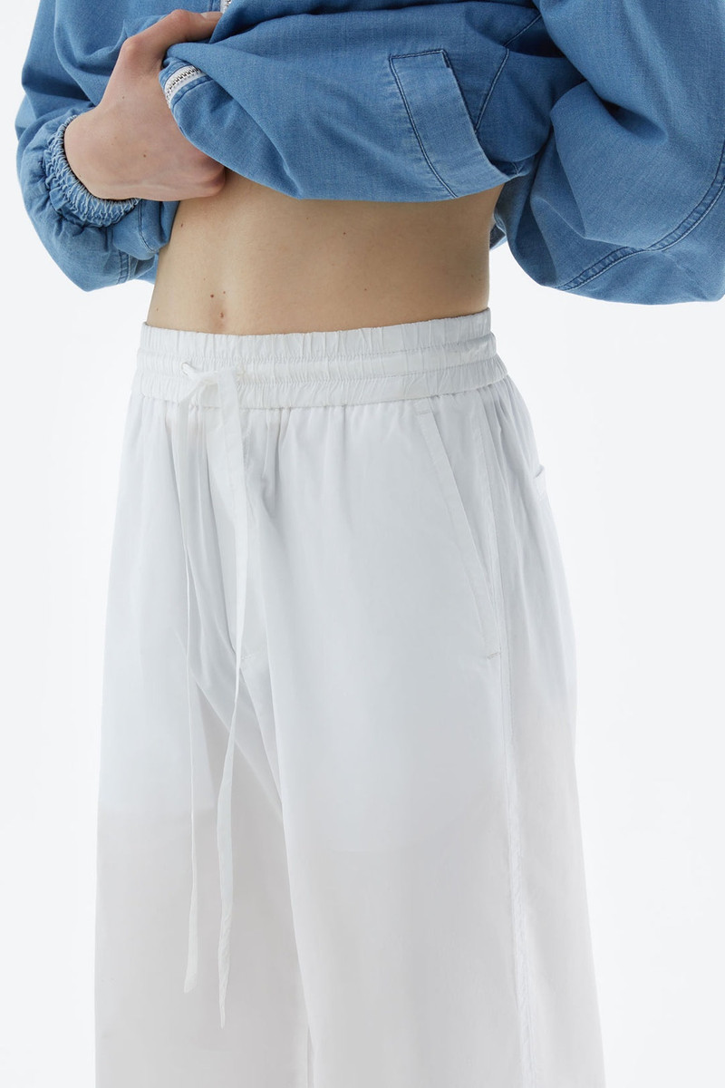 WHITE ELASTIC PANTS 5