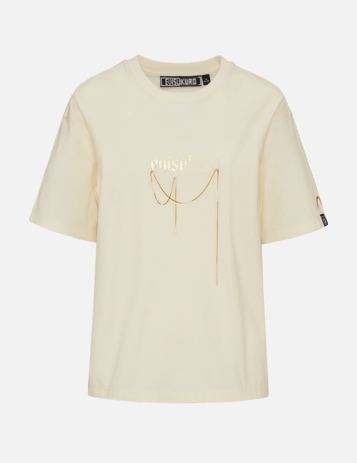 Draped Metal Chain T-shirt - 14
