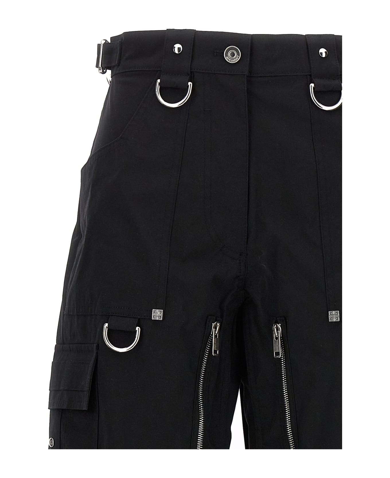 Two In One Detachable Cargo Pants With Suspenders - 4