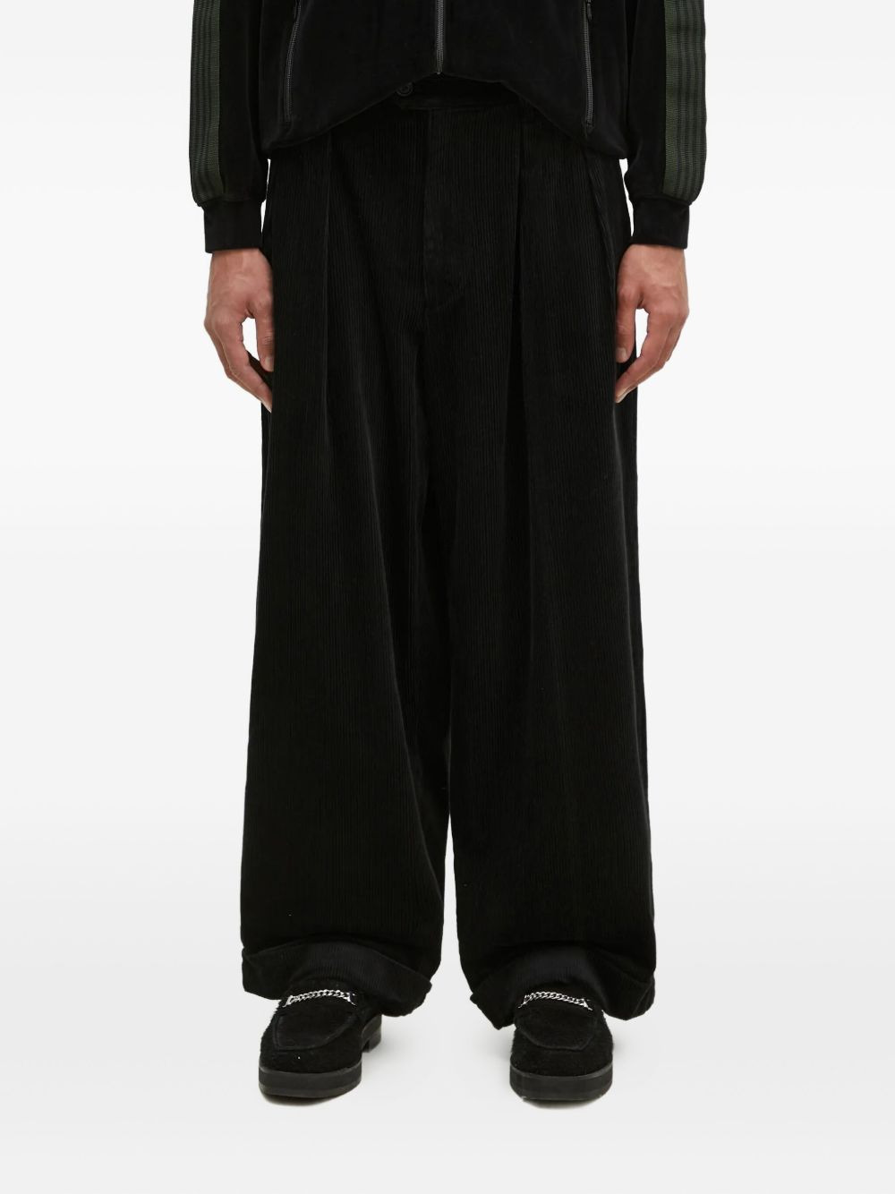 pleated trousers - 1