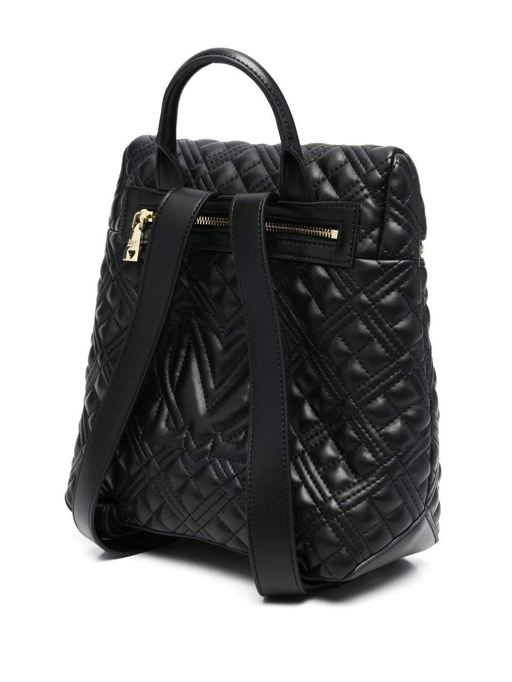 logo-embellished embossed backpack - 3