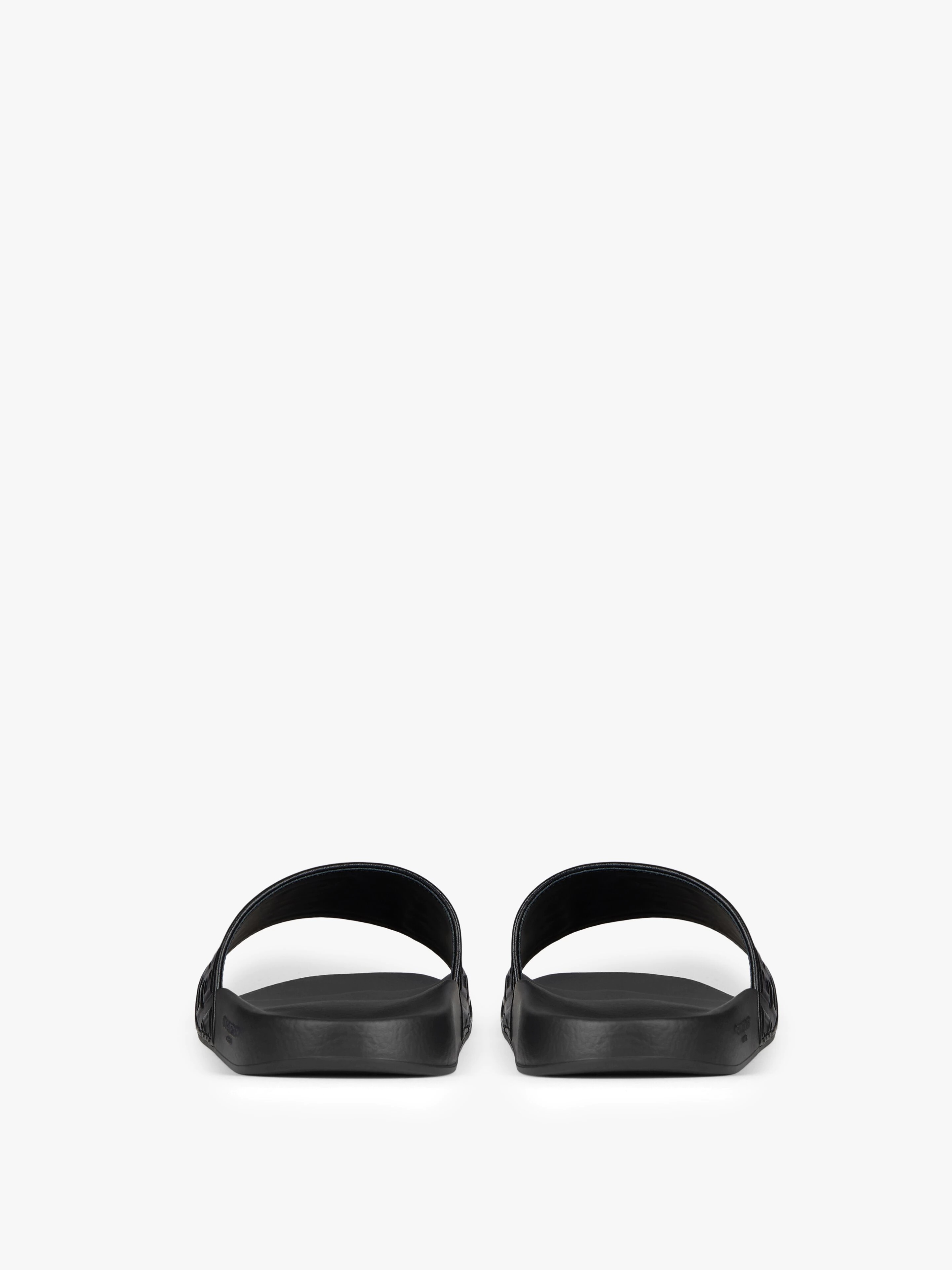 GIVENCHY FLAT SANDALS IN 4G LEATHER - 7