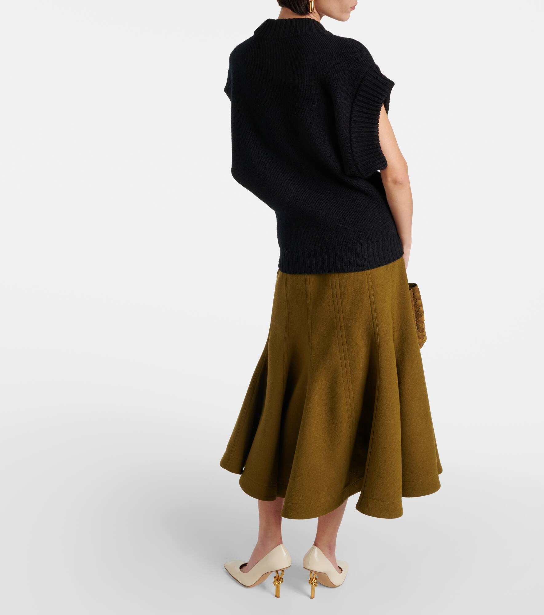 Ribbed-knit wool top - 3