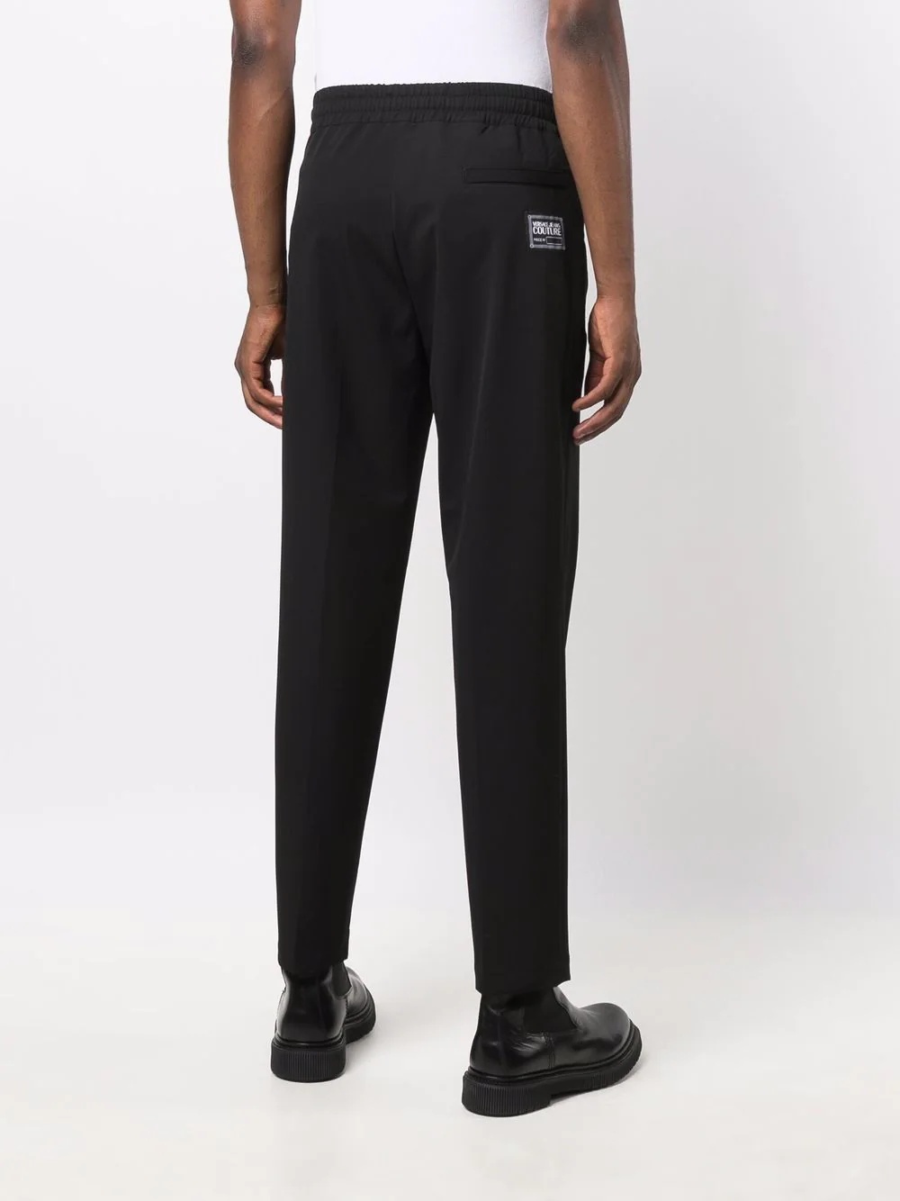 drawstring-waist trousers - 4