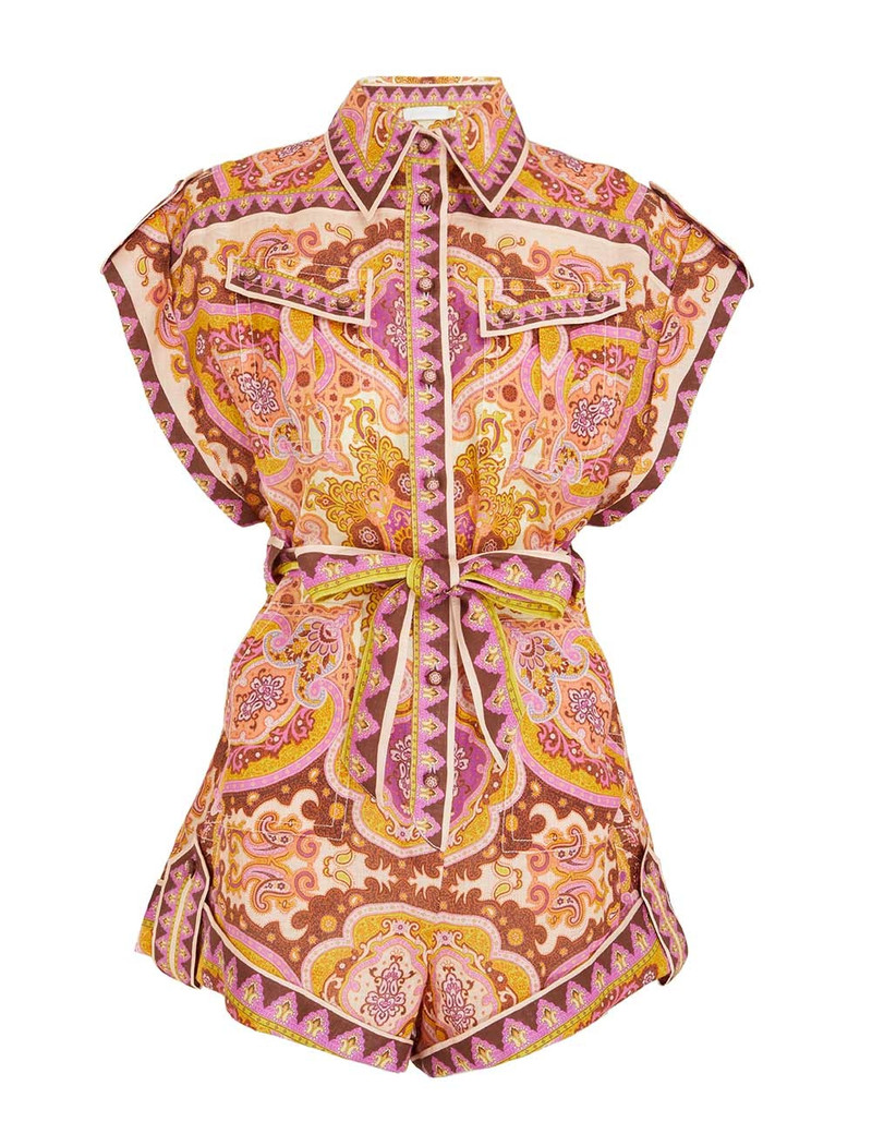 HALCYON CUFFED PLAYSUIT 1