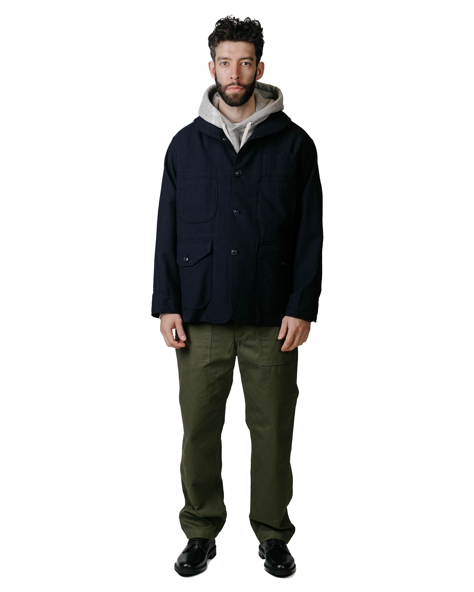 Fatigue Pant Olive Cotton Herringbone Twill - 4