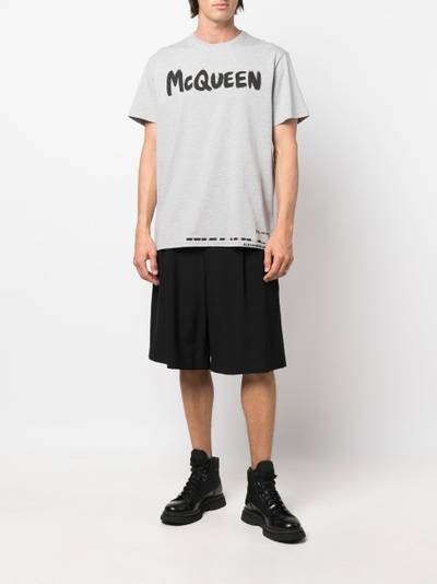 Alexander McQueen logo-print cotton T-shirt outlook