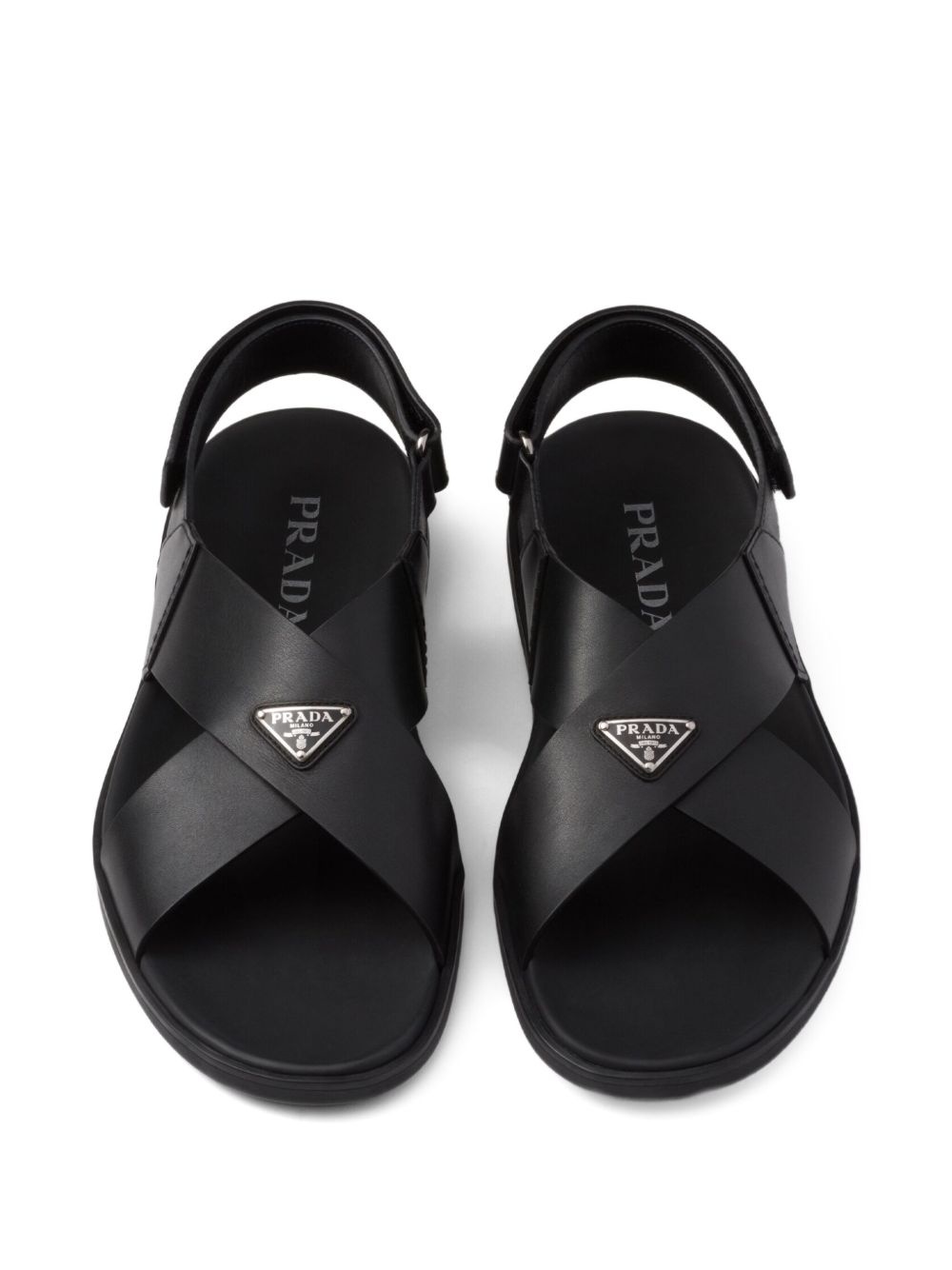 cross-strap sandals - 4