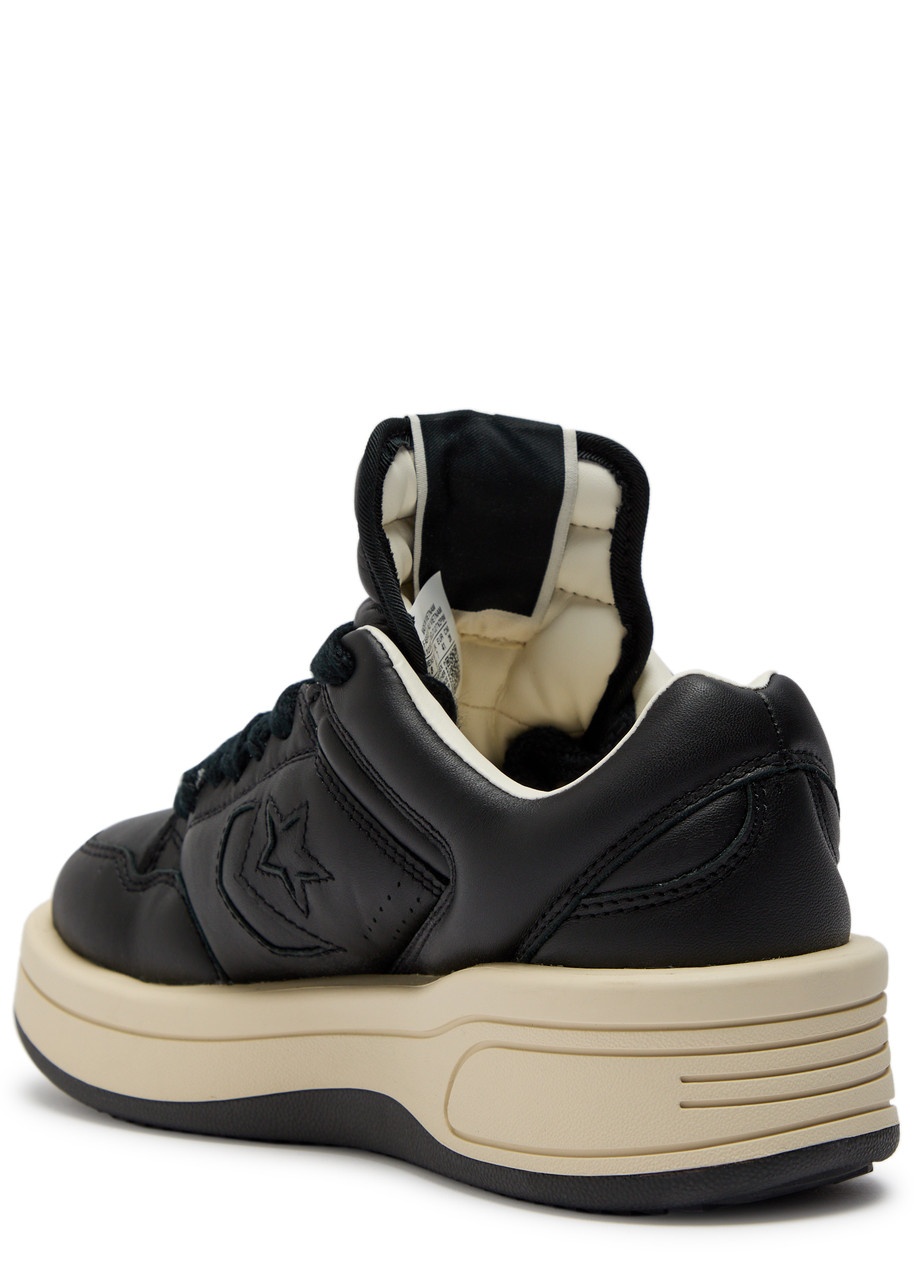 Rick Owens X Converse Drkshdw Padded Leather Sneakers - 2