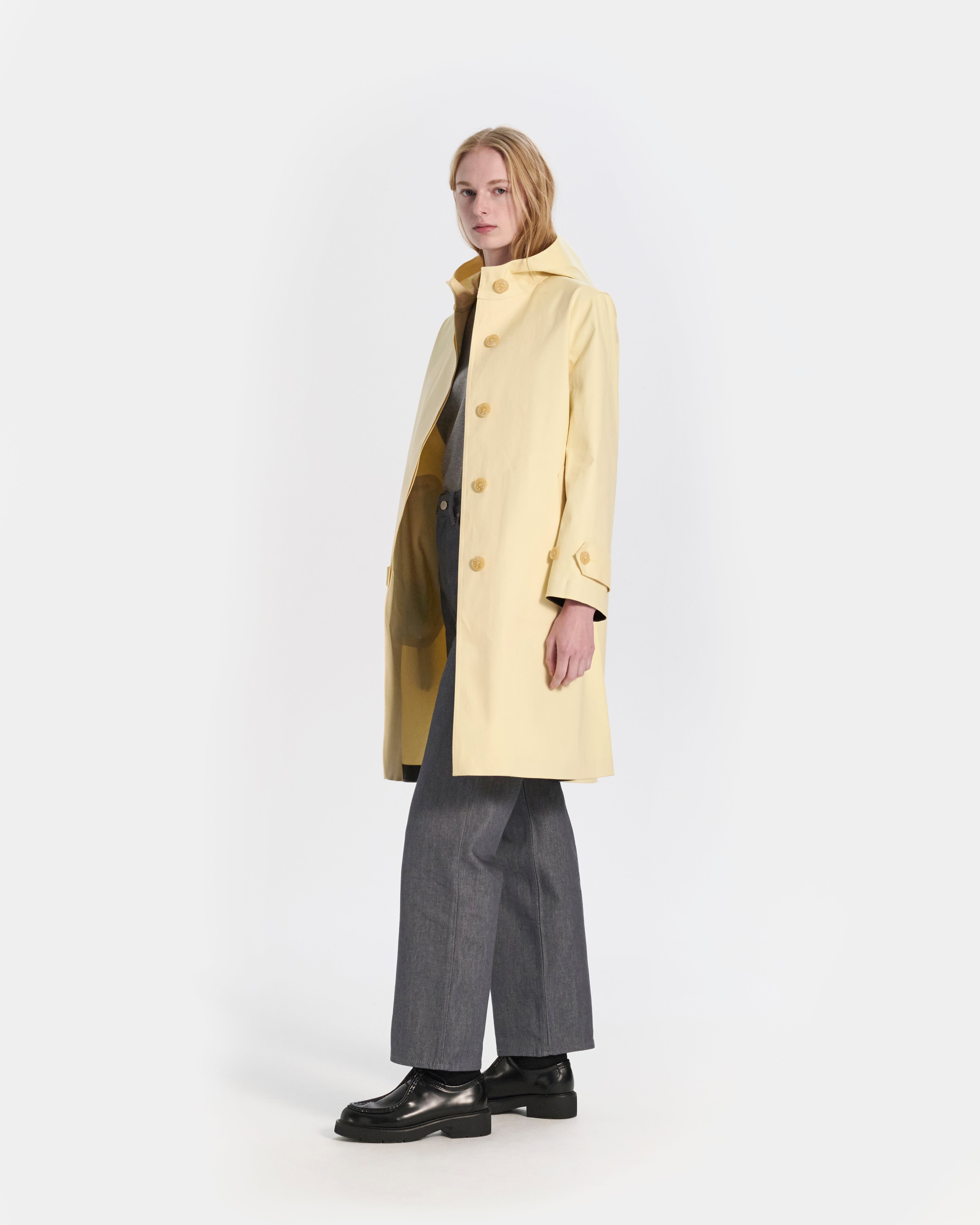 Watten Rubberised Hooded 3/4 Length Coat - 5