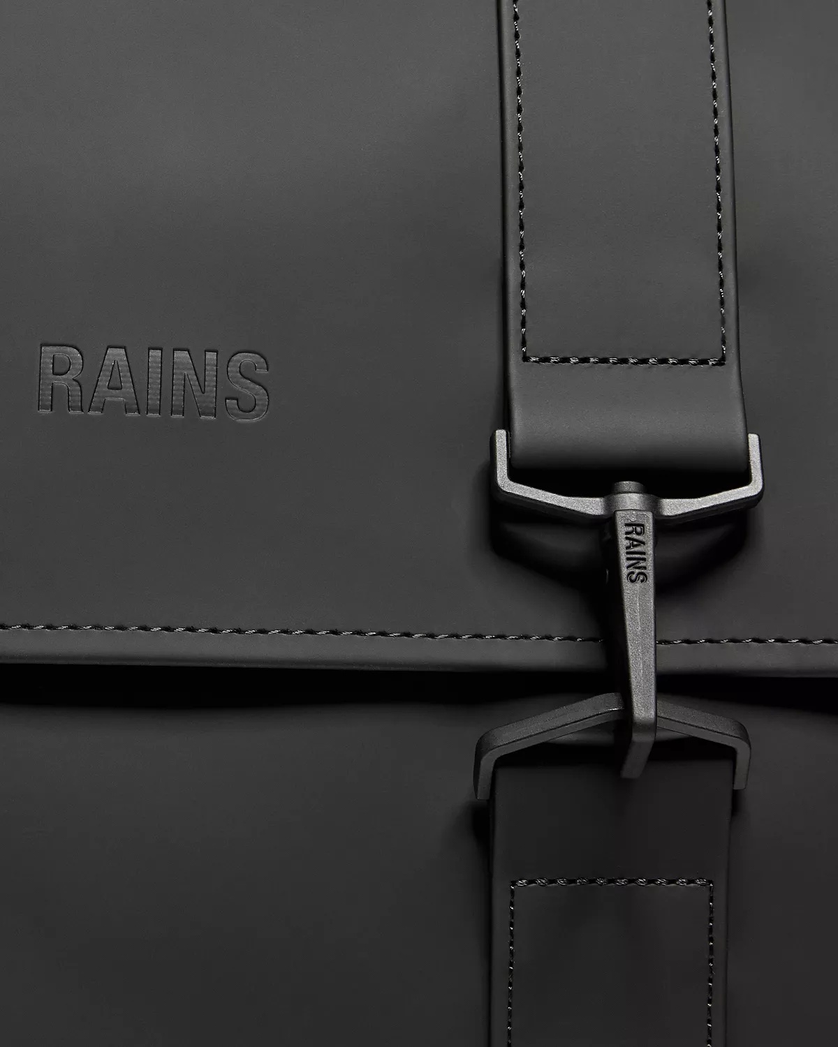 Msn Faux Leather Backpack - 2