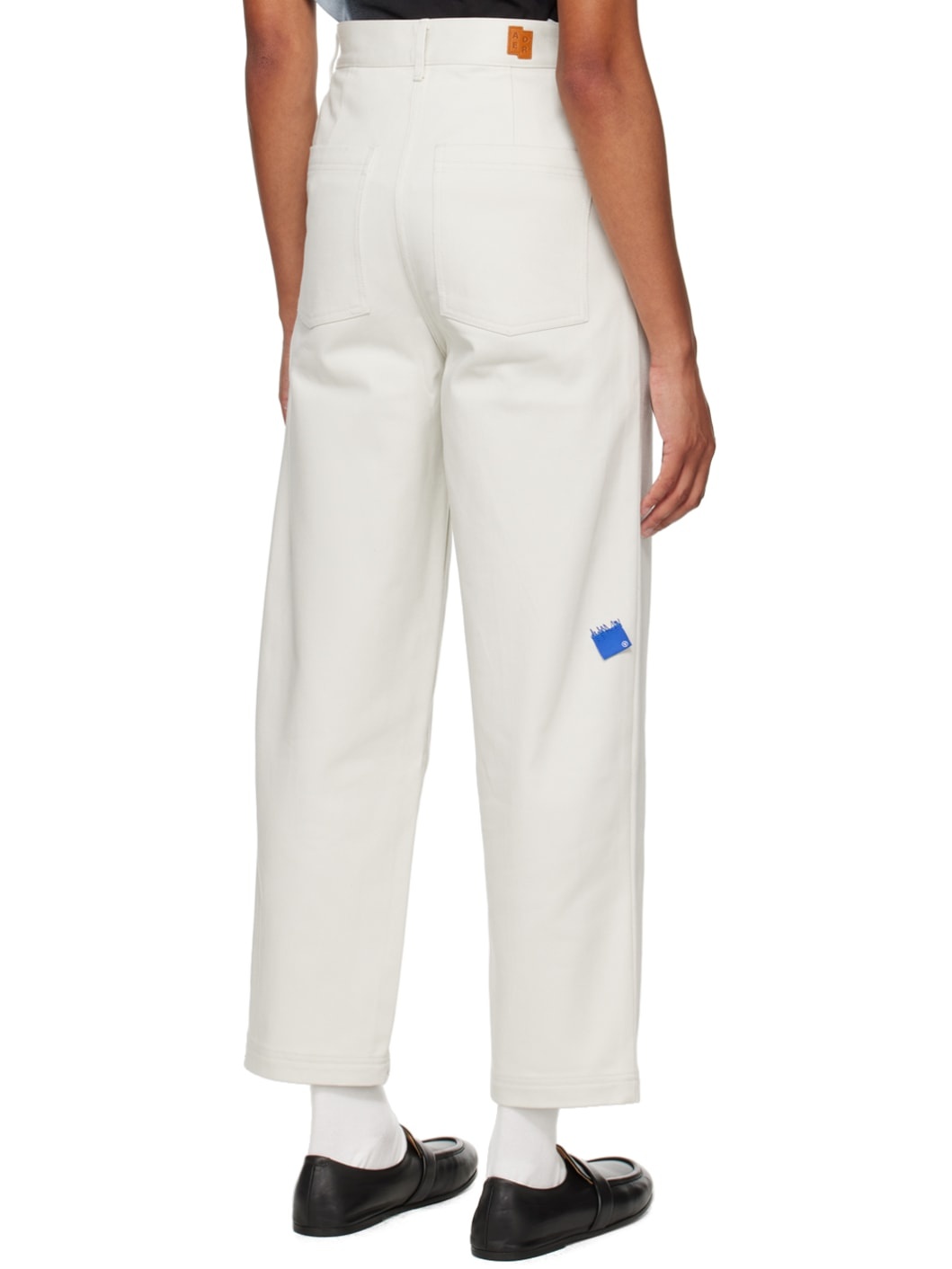 Off-White Cropped Trousers - 3
