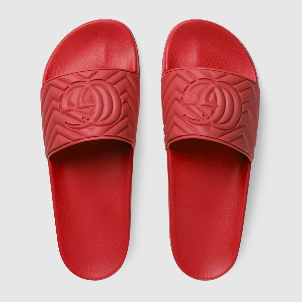 Men's matelassé rubber slide 3
