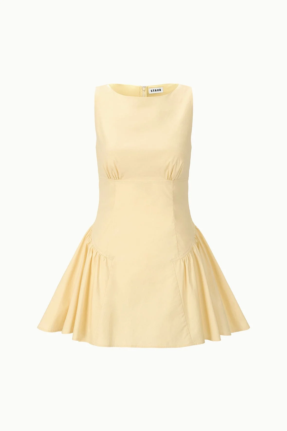 STAUD GWEN MINI DRESS BUTTER - 1
