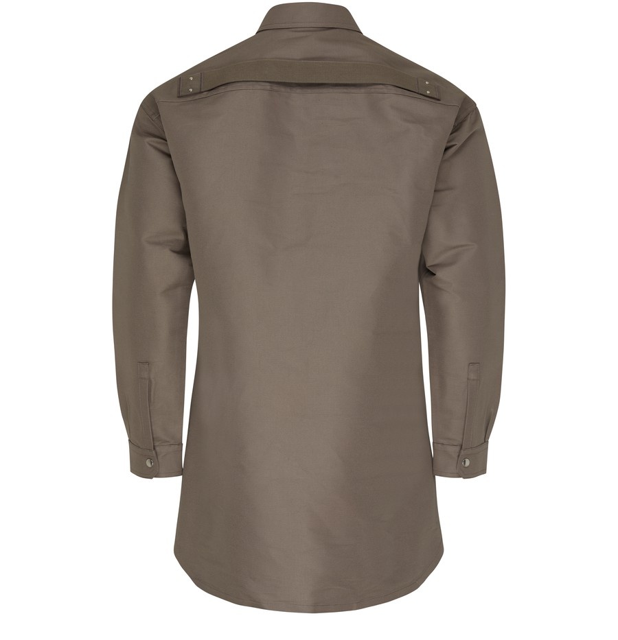 Woven oversized outershirt jacket - 3