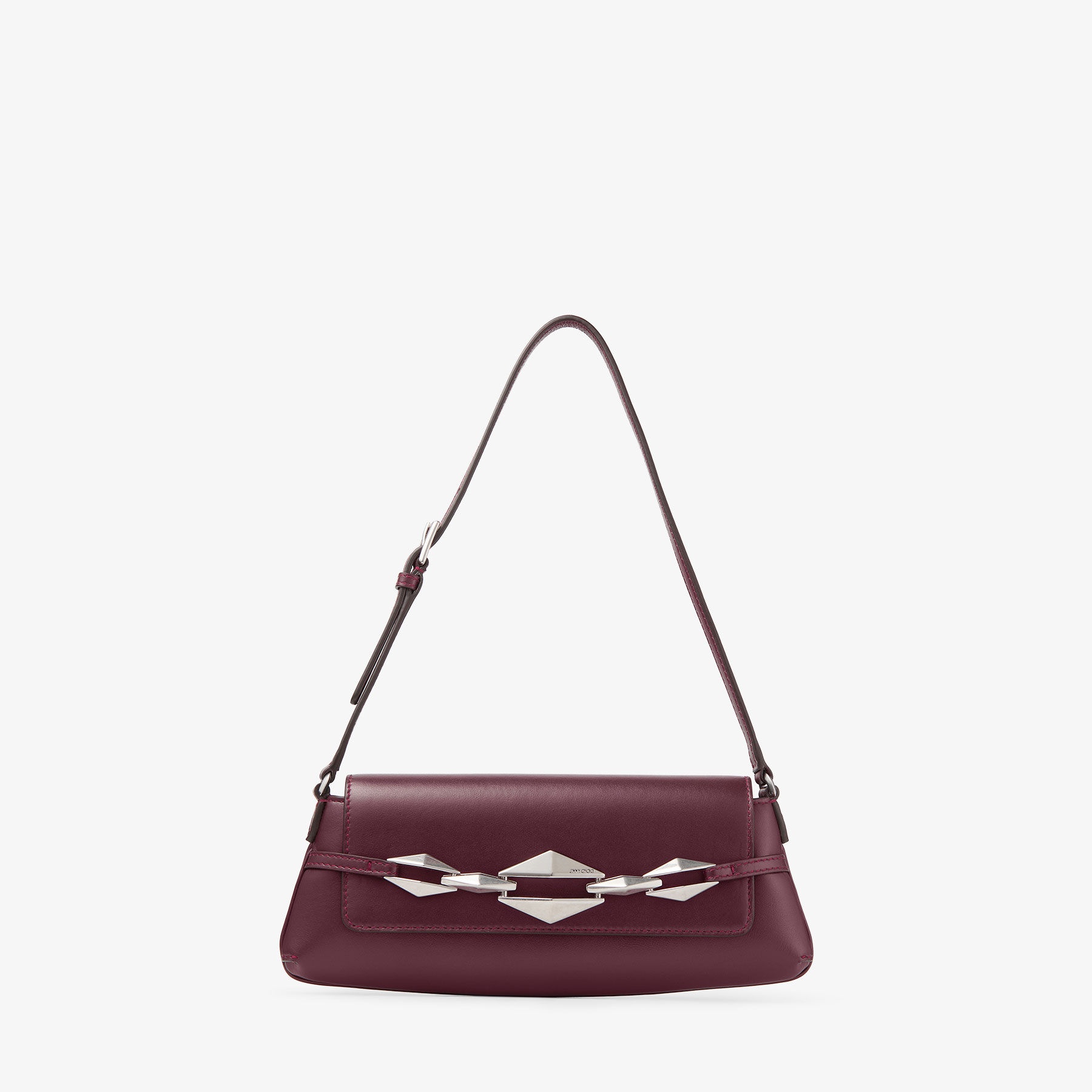 Diamond Shoulder East-West S
Garnet Calf Leather Shoulder Bag - 1