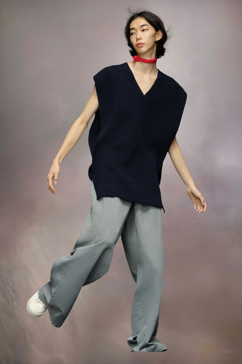 Maison Margiela Knit tabard top outlook