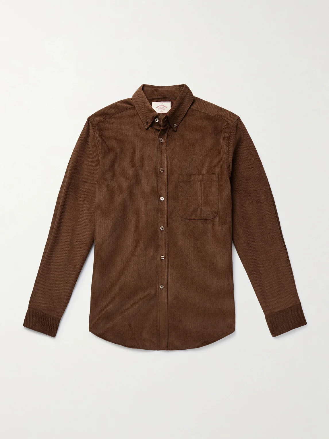 Lobo 2.0 Button-Down Collar Cotton-Corduroy Shirt - 1