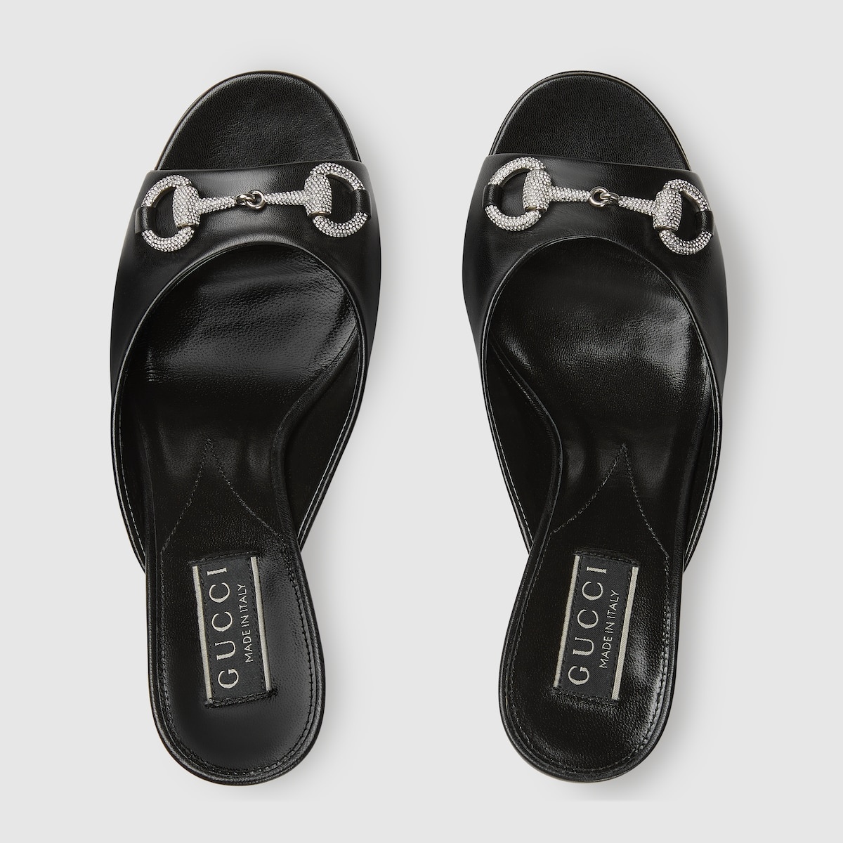 Women's Horsebit mid-heel slide sandal - 3