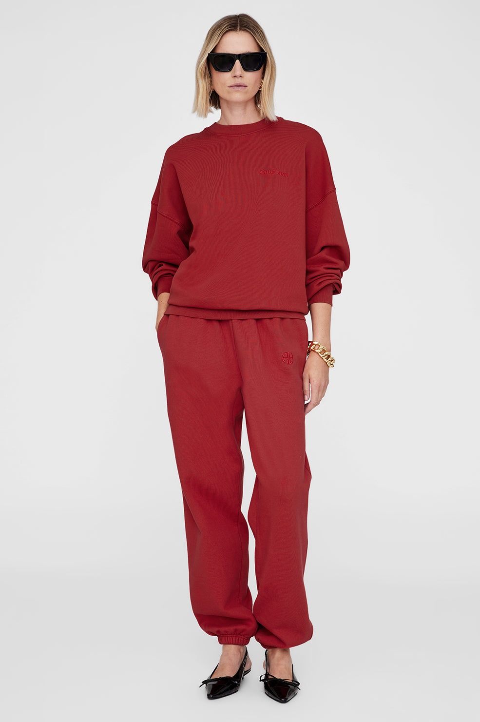 Miles Sweatshirt - Washed Red - 5