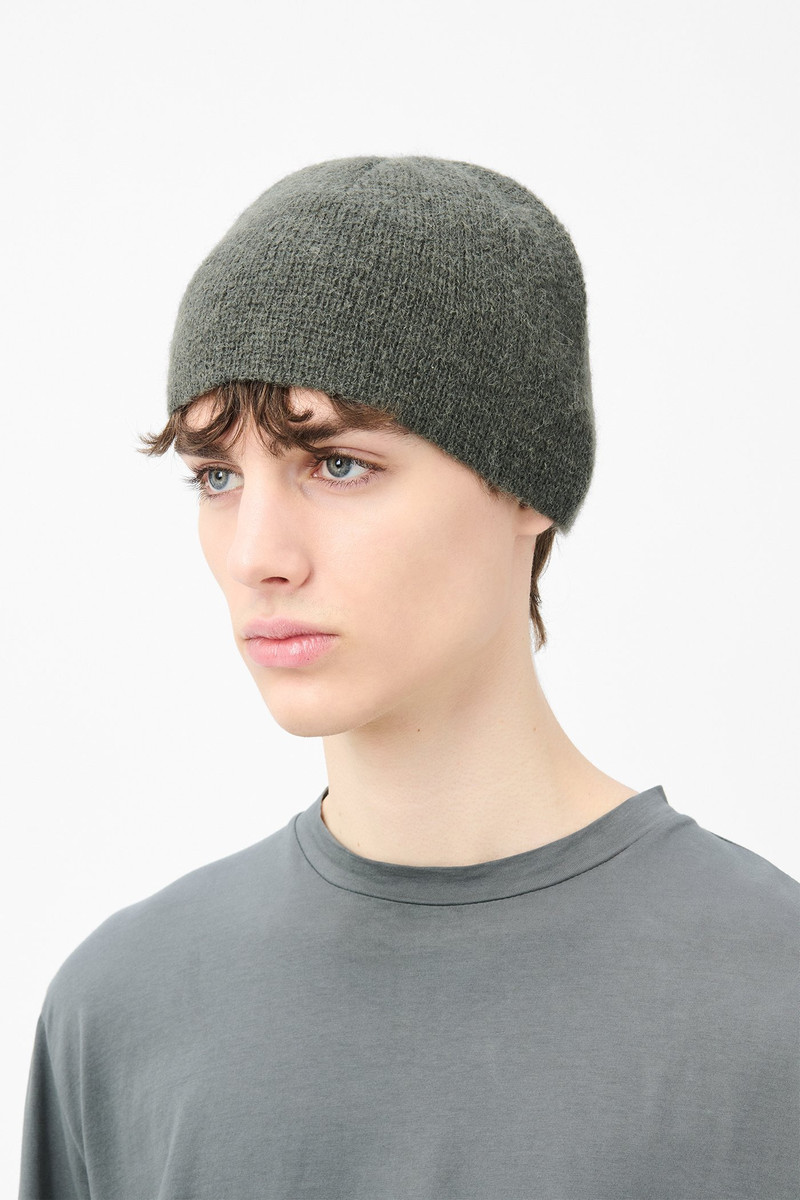 Our Legacy Our Legacy Beanie Moss Green Fuzzy Alpaca outlook