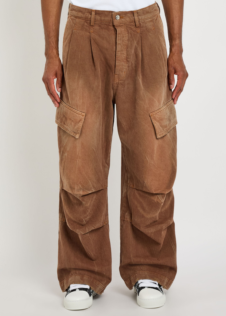 Nahmias Faded Denim Cargo Trousers - 2