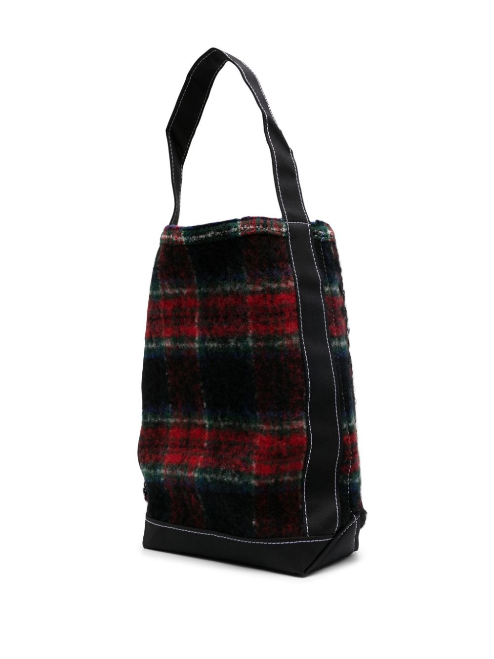 x Tembea checked cotton tote bag - 3