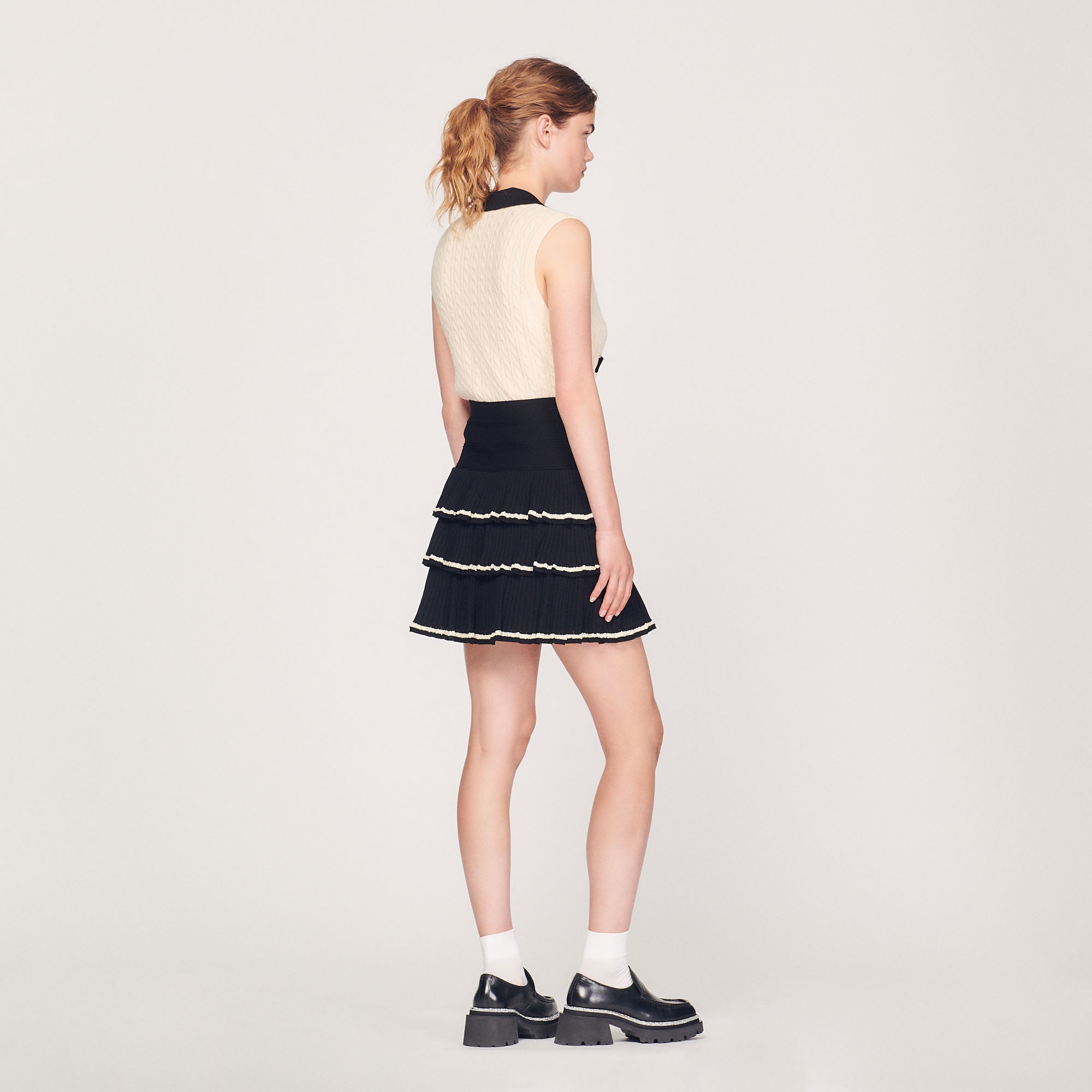 Ruffled knit skirt - 6