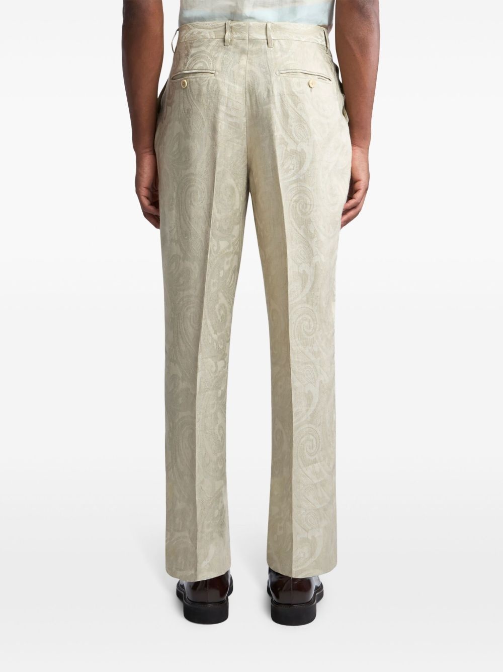 jacquard trousers - 4