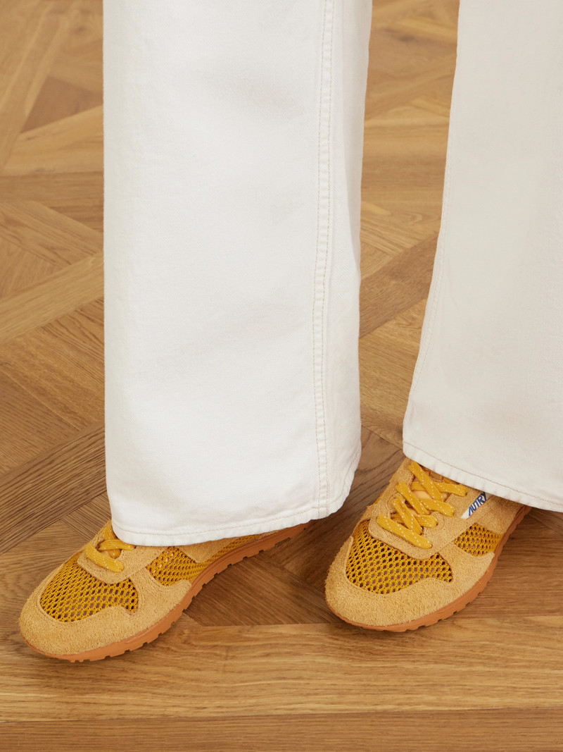 AUTRY Windspin Knit And Suede Sneakers outlook