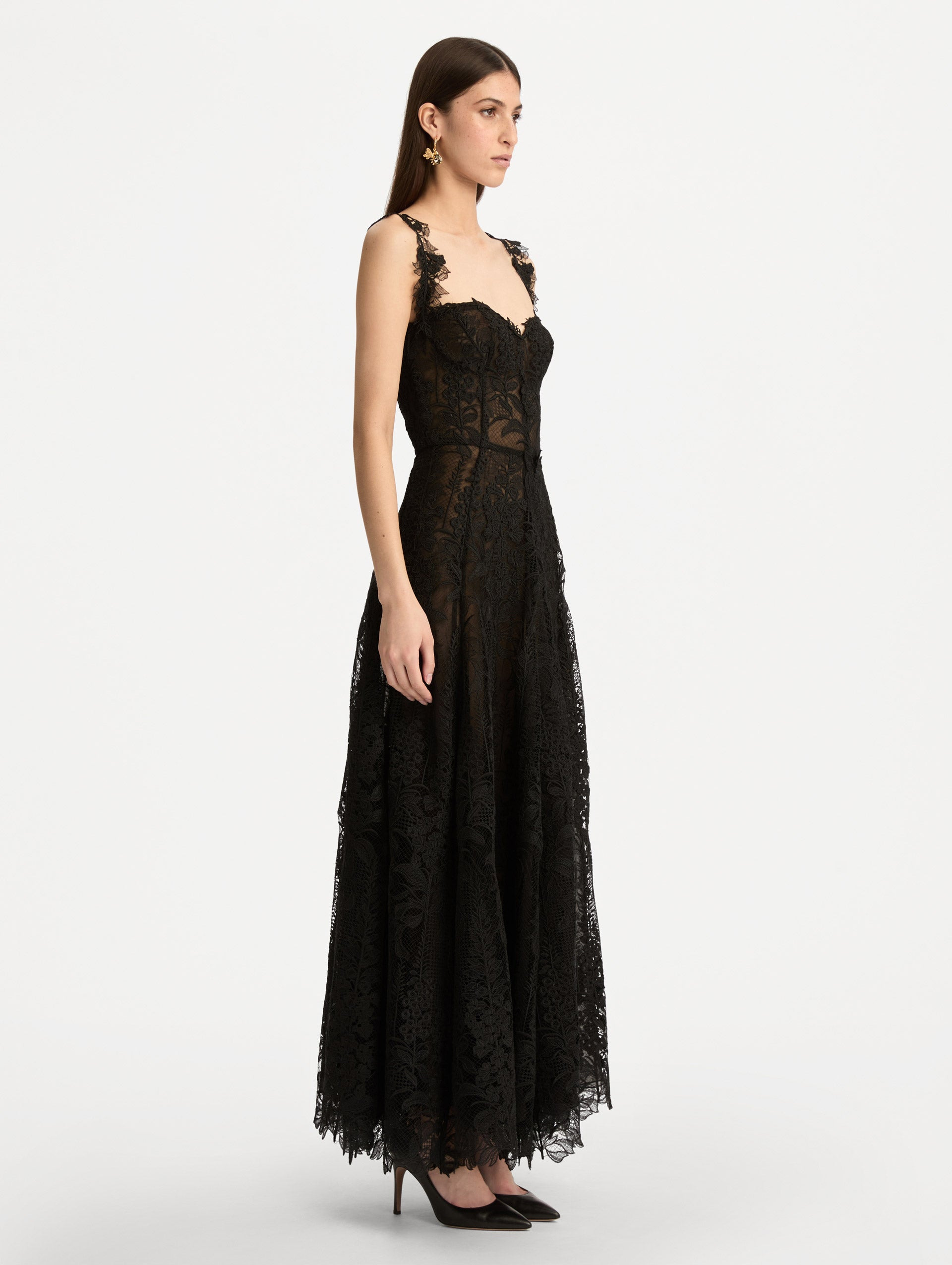 FOXGLOVE GUIPURE COCKTAIL DRESS - 4