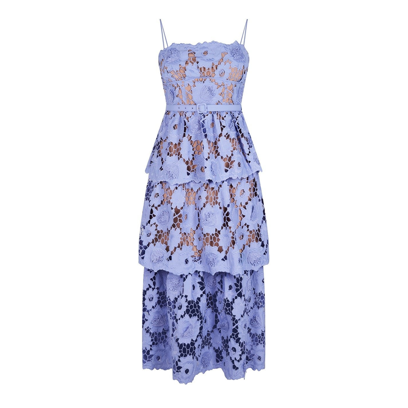 LACE MIDI DRESS - 1