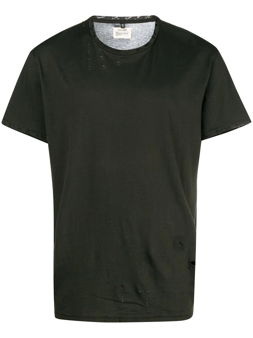 washed loose T-shirt - 1