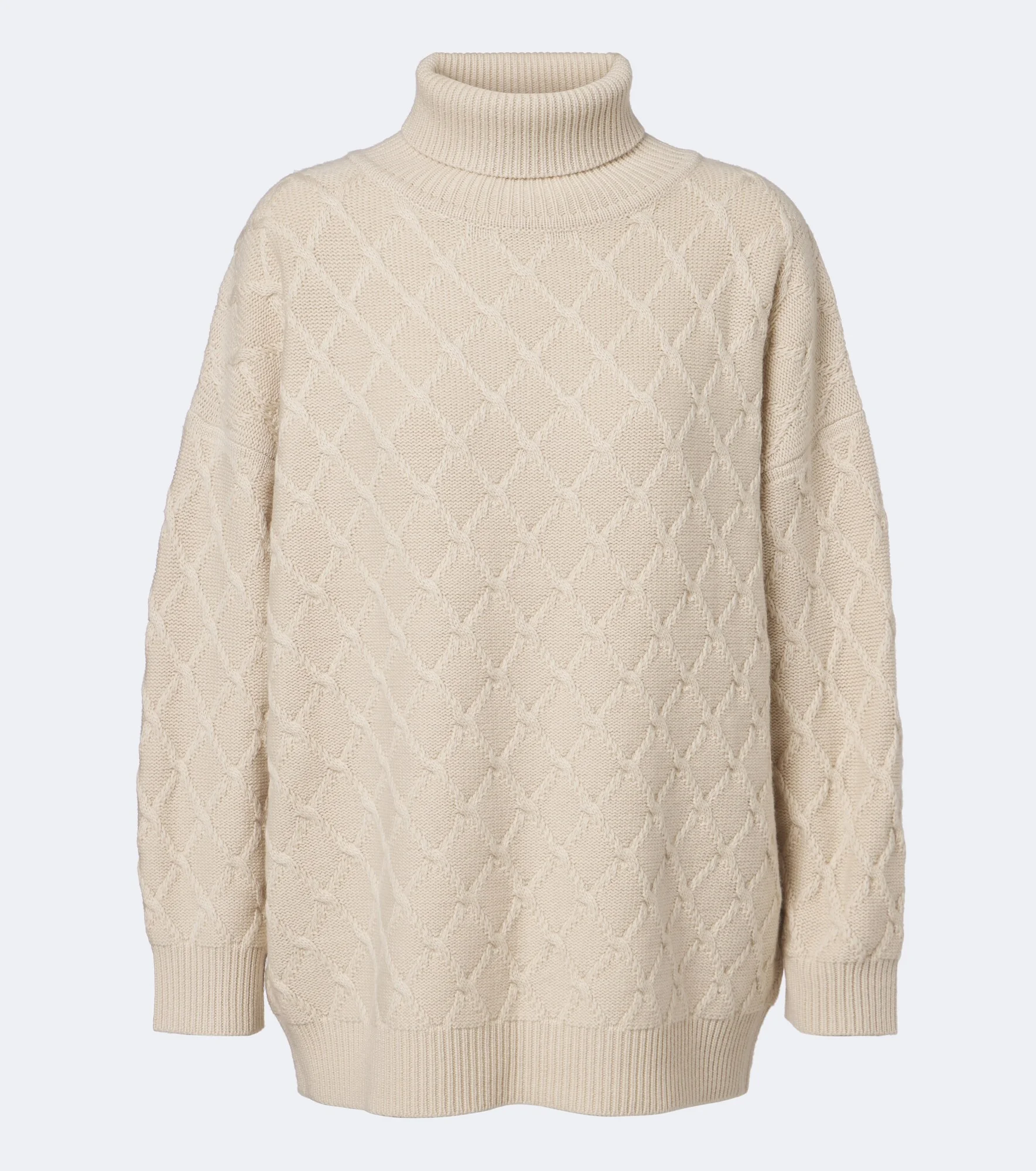Wool and cashmere turtleneck sweater - 1