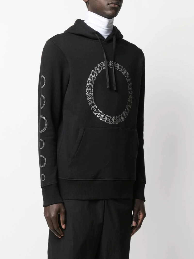 로고 원형 인쇄 hoodie 3