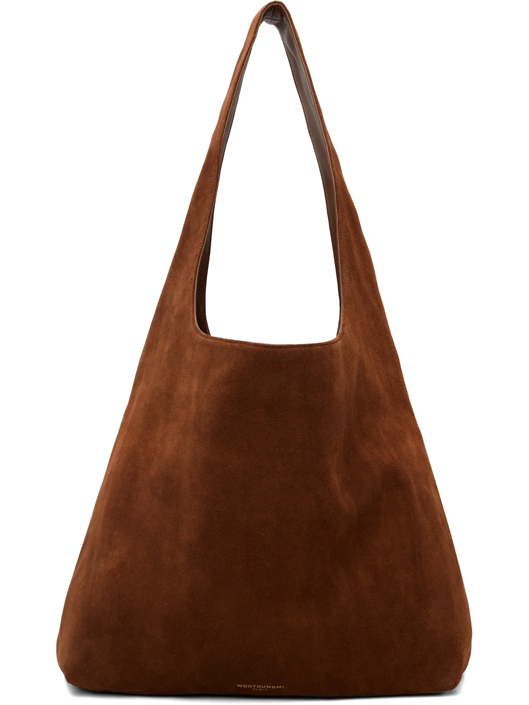 Brown Suede Tote - 1