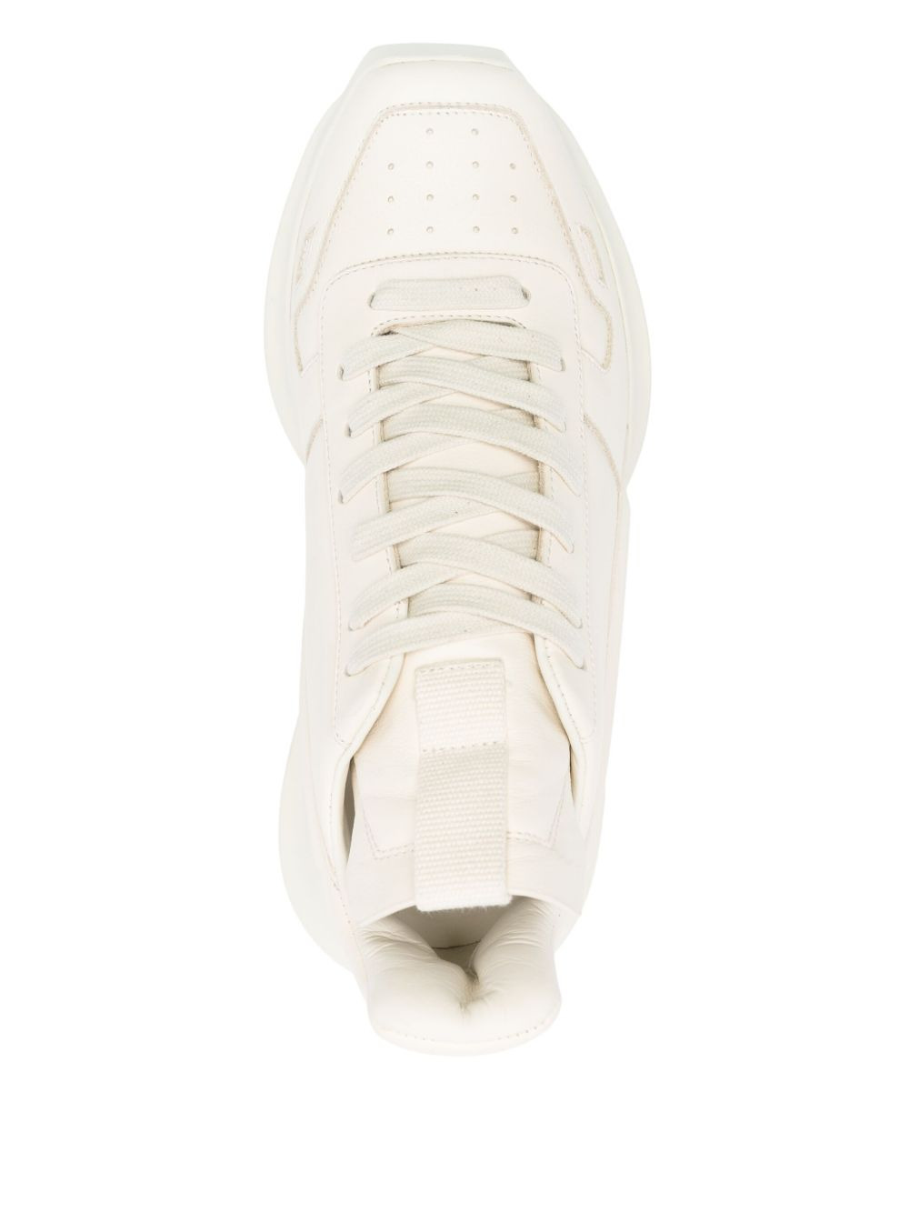 Rick Owens Women Geth Runner Leather Sneakers - 2