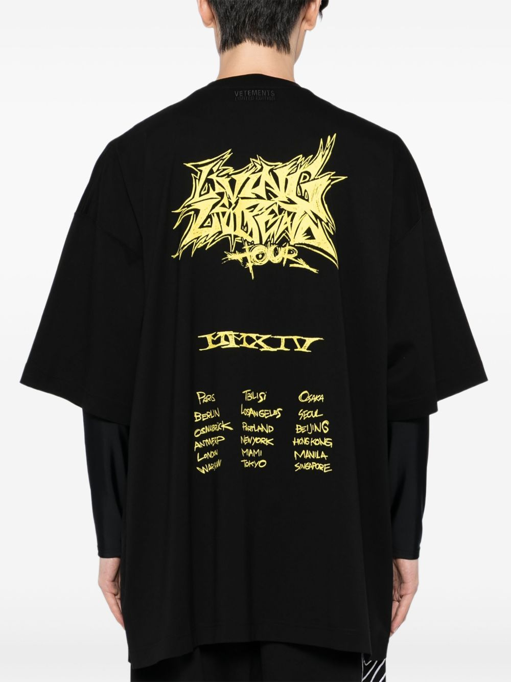 logo-printed T-shirt - 3