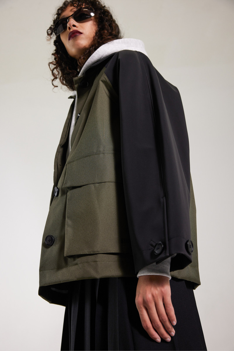 Bandhagen Patch Raincoat Green 1