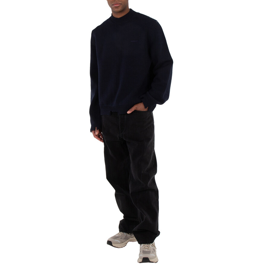 Ambush Black Waist Detail Cotton Denim Jeans - 5