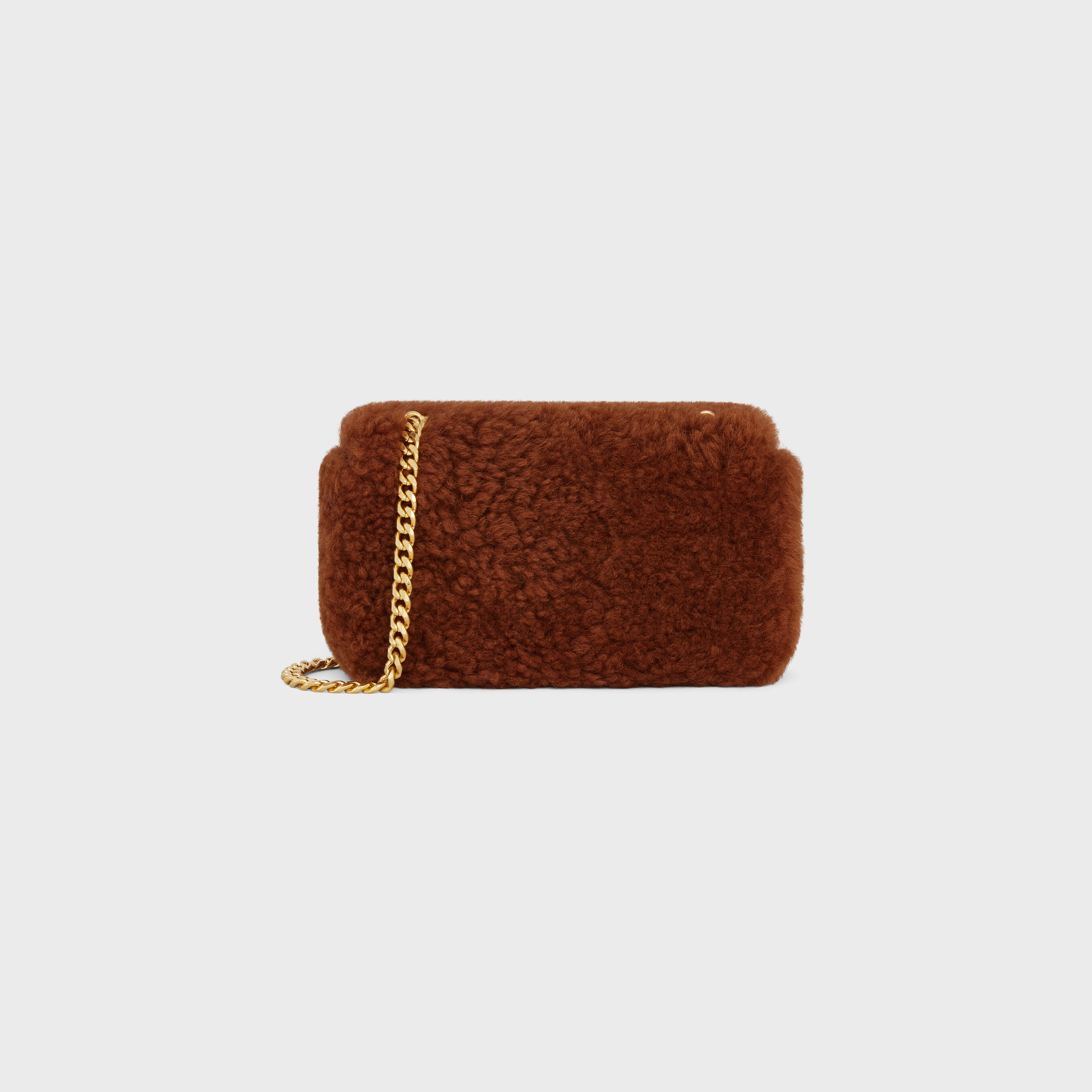 ハンドバッグ CELINE | CHAIN SHOULDER BAG CLAUDE IN SHEARLING CELINE CHAIN SHOULDER BAG CLAUDE in SHEARLING | REVERSIBLE