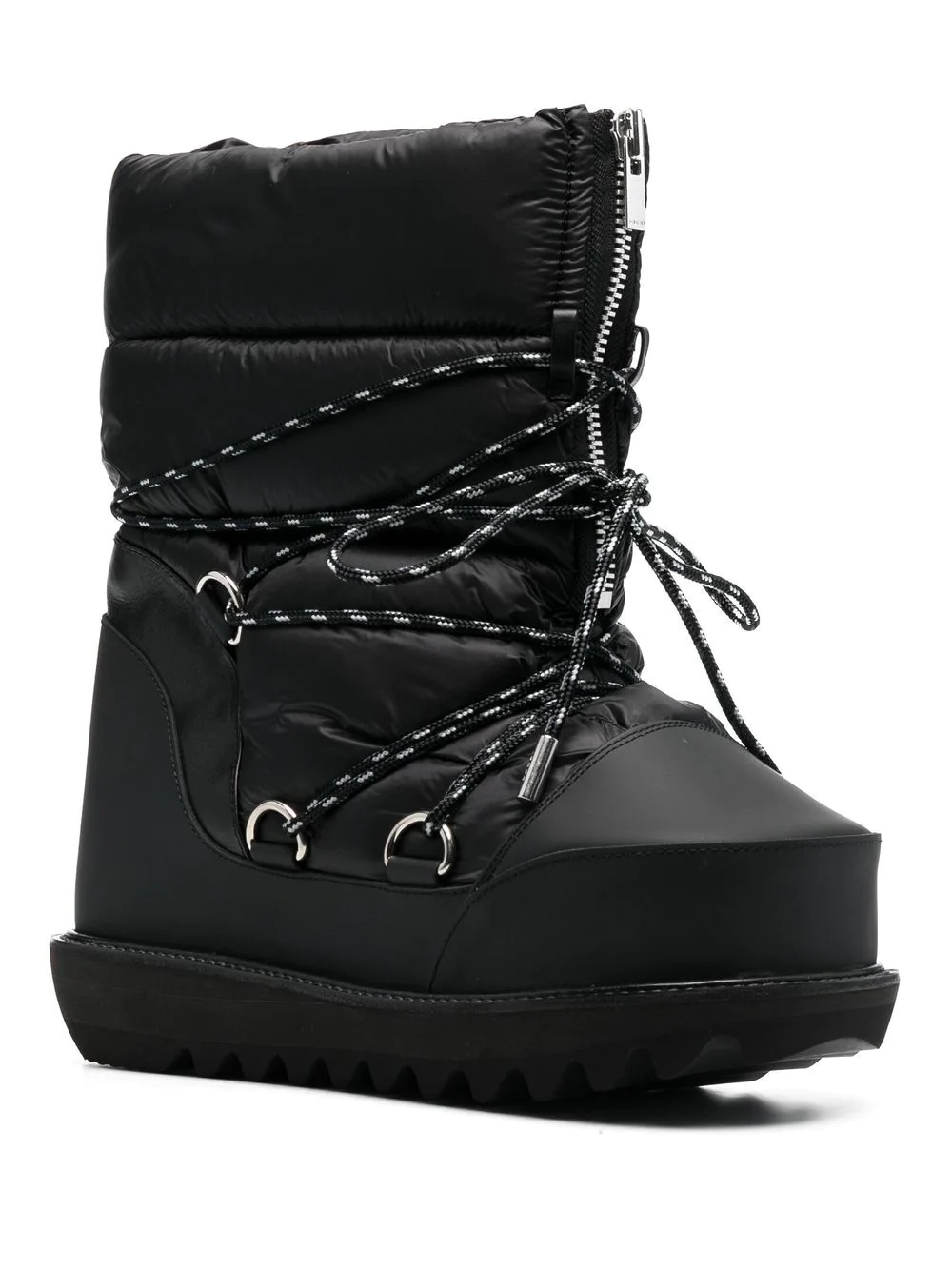 quilted lace-up ankle boots - 2