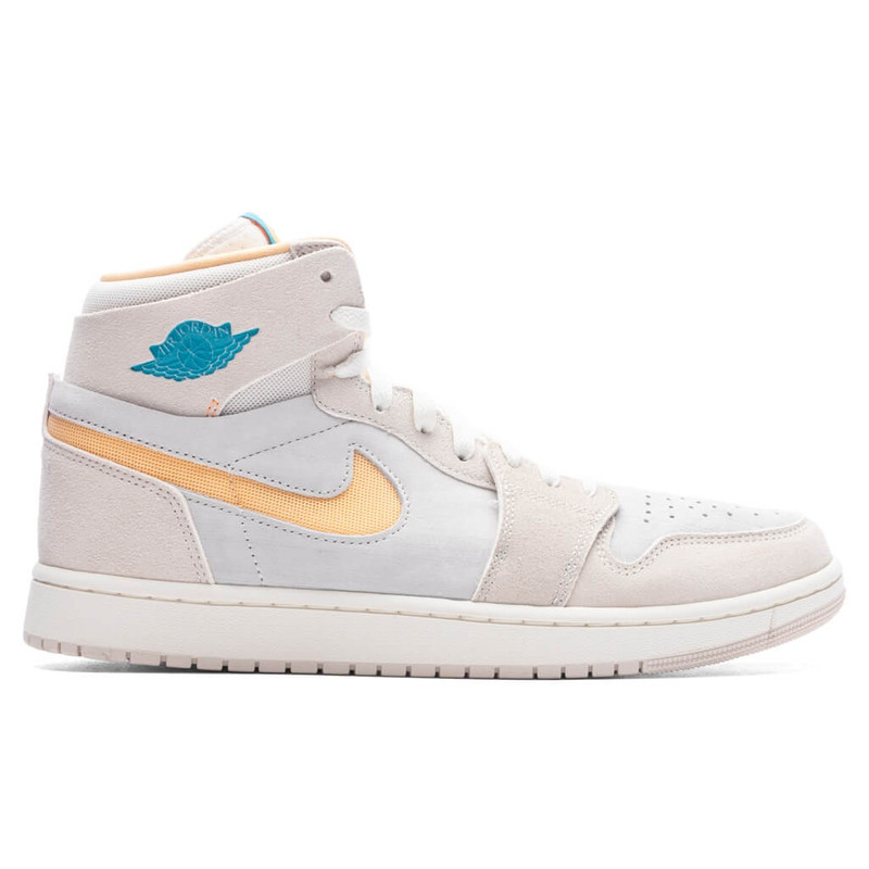 AIR JORDAN 1 ZOOM COMFORT 2 - OREWOOD BROWN/BRIGHT CITRUS - 1