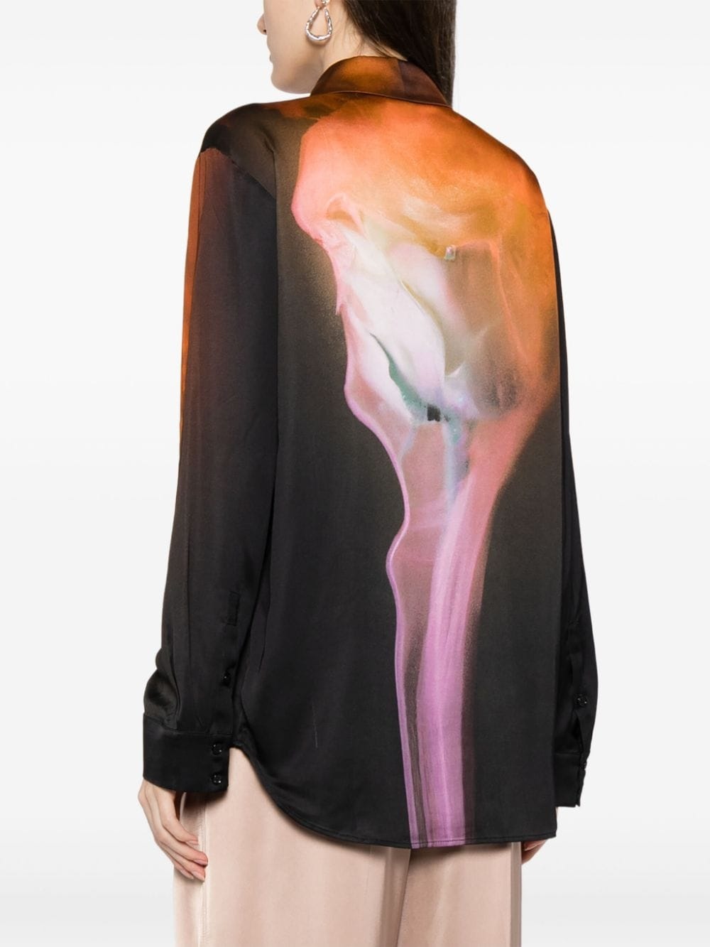 Sophia abstract-pattern print shirt - 4